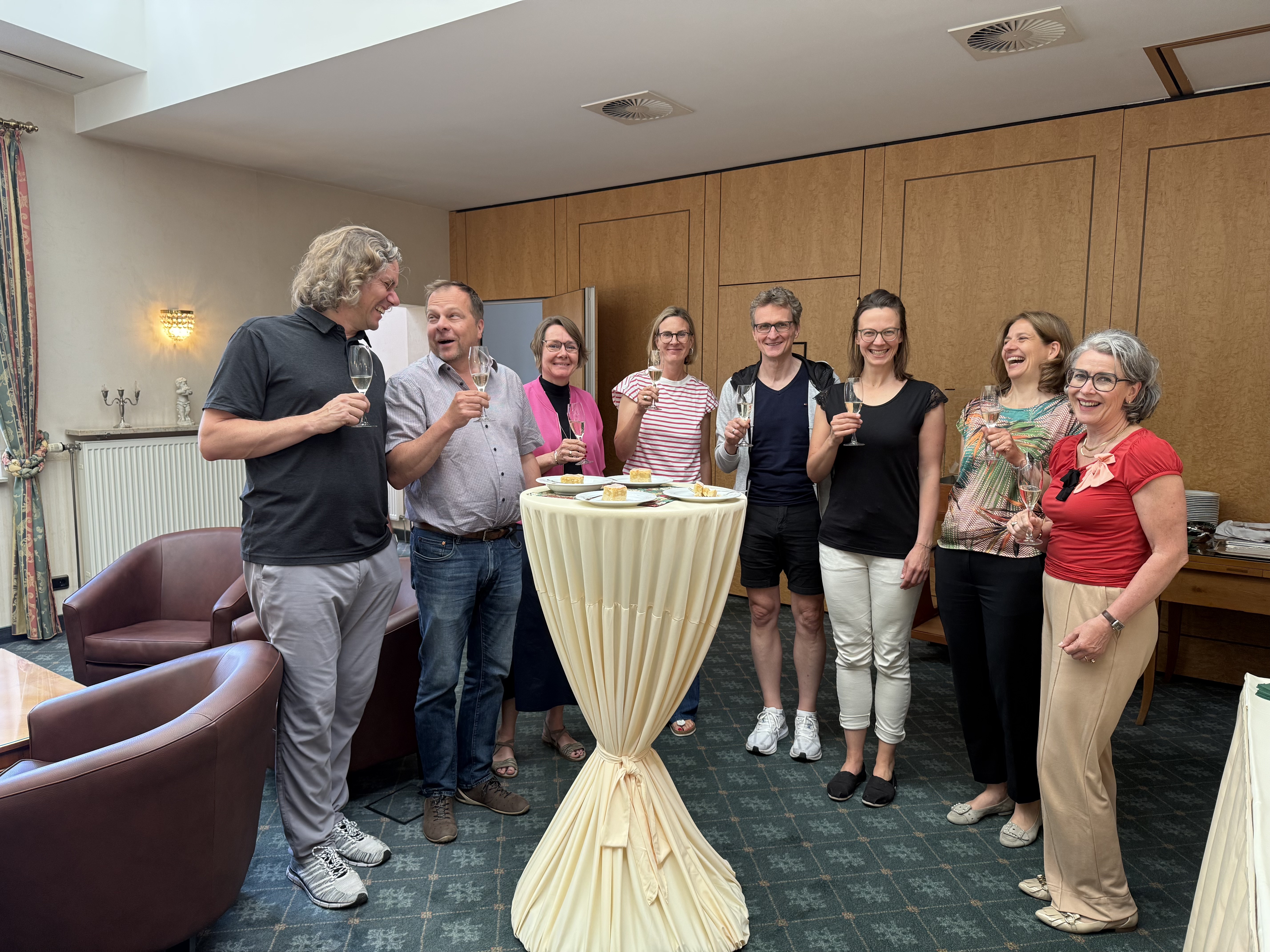 Wir feiern den ersten Workshop!